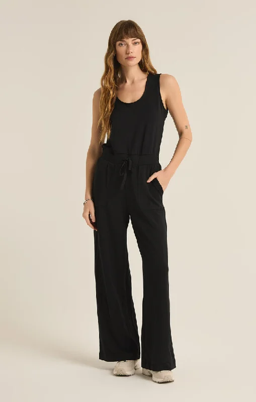Z Supply Layover Jumpsuit Jumpsuit with bow, Feminine, Chic, Elegant