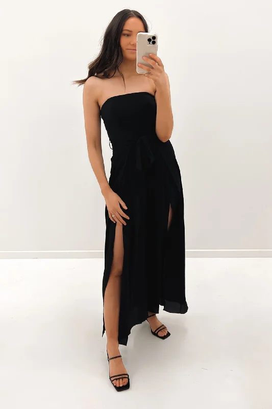 Zamir Jumpsuit Black Button-front jumpsuit, Classic, Casual, Comfortable